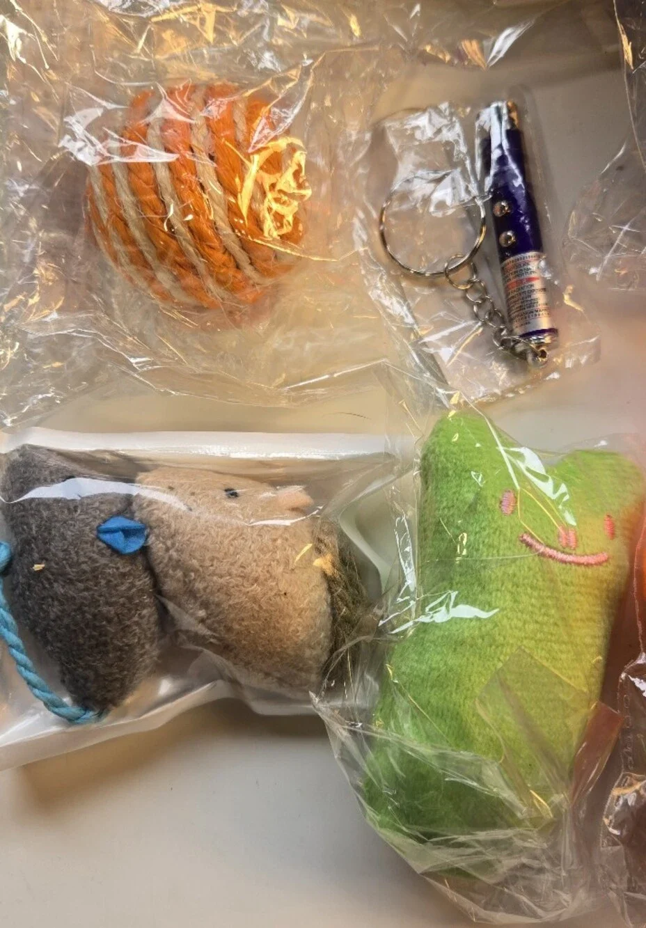 'All Visitors Must Be Approved By the Cat' Sign and Cat Toy Bundle